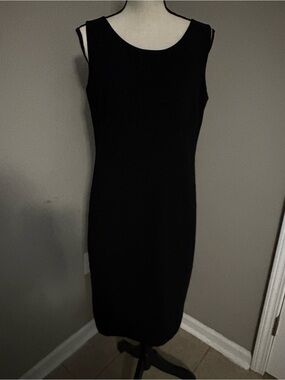 Kasper Brand Sleeveless Little Black Dress